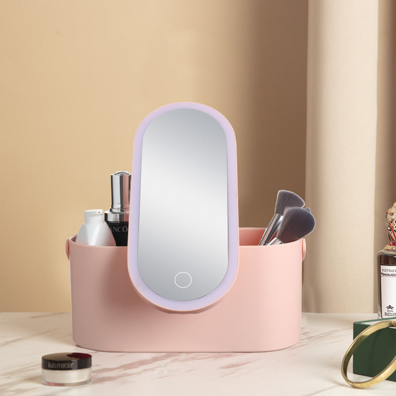 GlowCase™ LED Travel Makeup Mirror