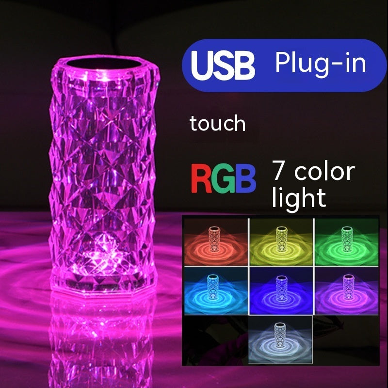 AuraRose™ Crystal Diamond Lamp