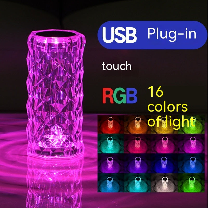 AuraRose™ Crystal Diamond Lamp