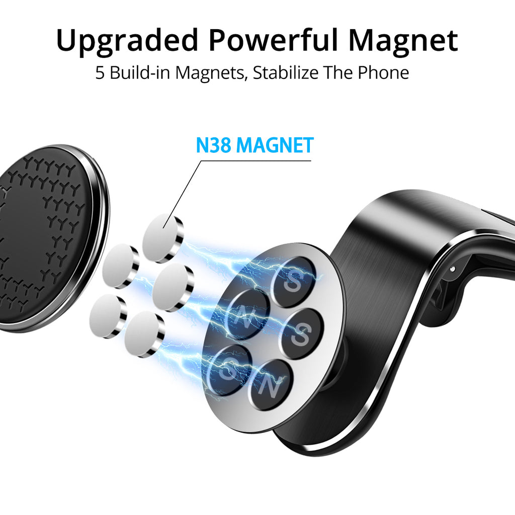 MagnaMount™ 360° Magnetic Car Phone Holder
