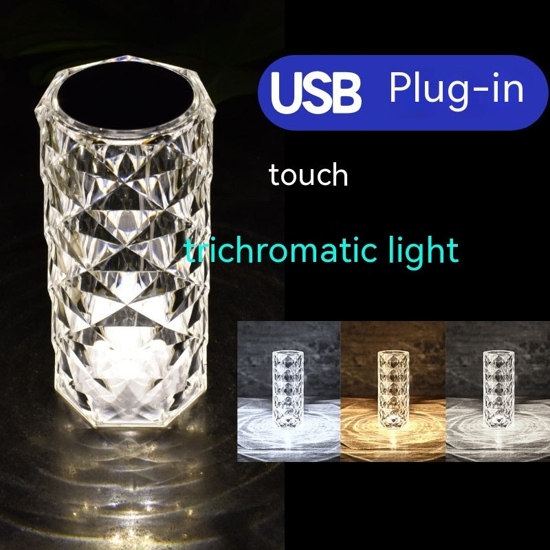 AuraRose™ Crystal Diamond Lamp